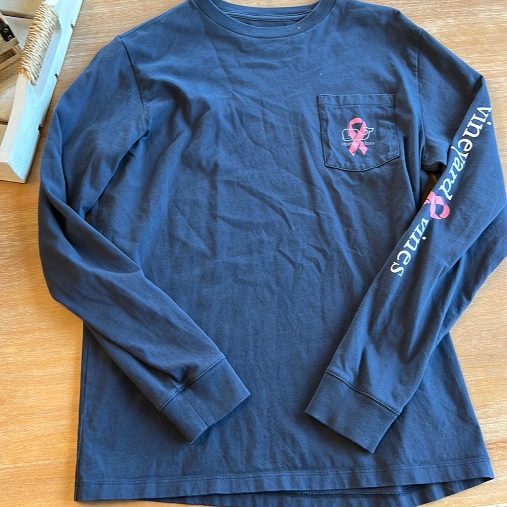 Never worn long sleeve t from vineyard vines. Girls large (16)